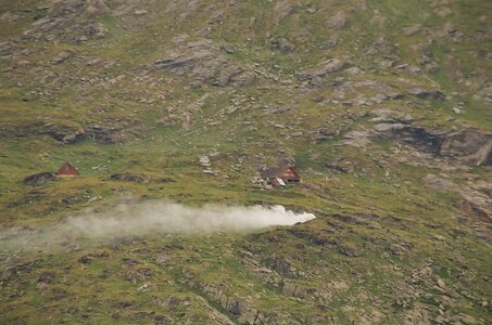 20170703-19 GR 5 2017 Thonon - Modane, 20170719-10 20 07 17 Le chalet des gardes et le refuge de la Dent Parrachée vus depuis la montée vers le col de la Masse