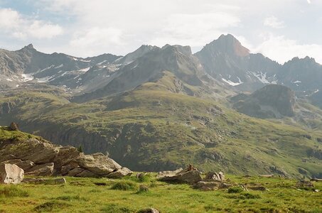 20170703-19 GR 5 2017 Thonon - Modane, 20170719-13 20 07 17 Le refuge et la Dent Parrachée depuis la séparation GR5 - TDV