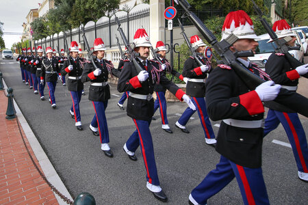 Fête Nationale Monaco 2017. Carabiniers, Fête-Nationale-2017-176