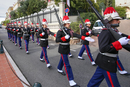 Fête Nationale Monaco 2017. Carabiniers, Fête-Nationale-2017-179