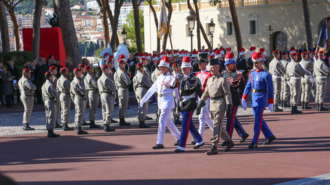 Fête Nationale Monaco 2017. Carabiniers, Fête-Nationale-2017-257