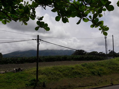 La Martinique avril 2018, la montagne pelée sous les nuages