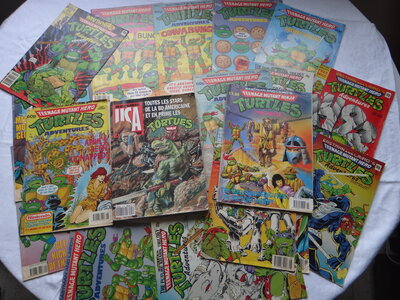 Lot de comics TORTUES  NINJAS, DSC00833