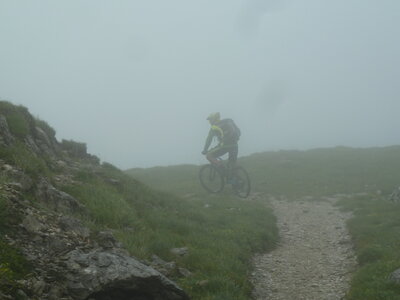 VTT Drôme, détour du tunel du col de la Bataille