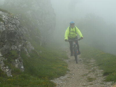 VTT Drôme, détour du tunel du col de la Bataille