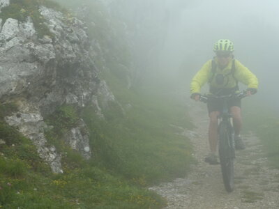 VTT Drôme, détour du tunel du col de la Bataille