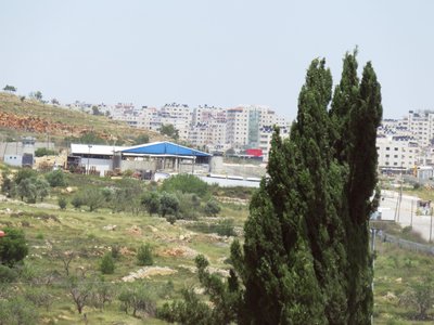 2018 Palestine , 061 gare de transbordement des camions palestiniens entre zone israélienne et zone sous double contrôle