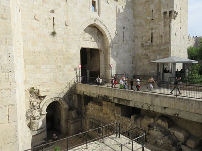 2018 Palestine , 071 Jérusalem: la Porte de  Sion