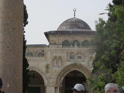 2018 Palestine , 099 Jérusalem: au bord de l’’esplanade