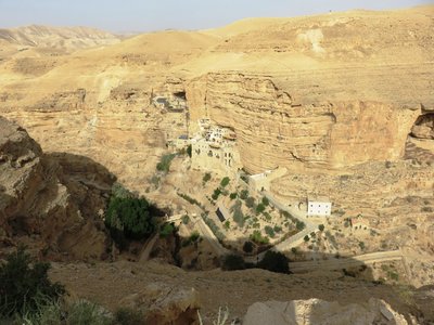 2018 Palestine , 160 Wadi Qelt: le monastère St Georges