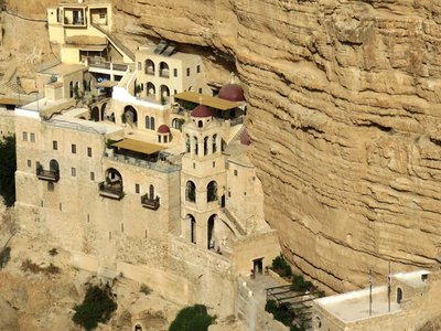 2018 Palestine , 161 Wadi Qelt: le monastère St Georges