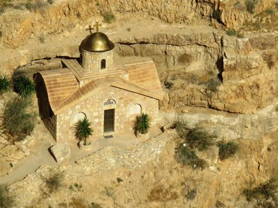2018 Palestine , 162 Wadi Qelt: le monastère St Georges