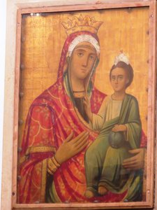 2018 Palestine , 297 Nazareth : cloître de la basilique de l’’annonciation