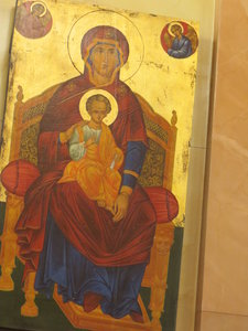 2018 Palestine , 298 Nazareth : cloître de la basilique de l’’annonciation