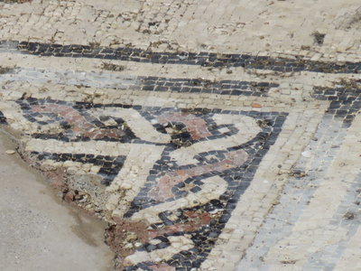 2018 Palestine , 333 Césarée: mosaïque