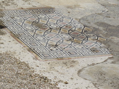 2018 Palestine , 334 Césarée: mosaïque