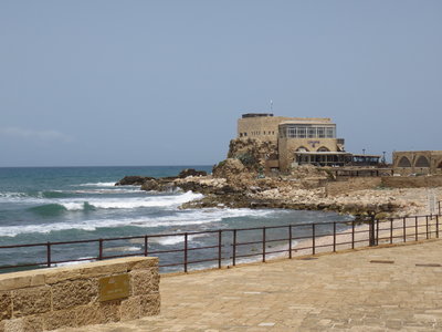 2018 Palestine , 347 Césarée: la forteresse médiévale à l’’entrée du port