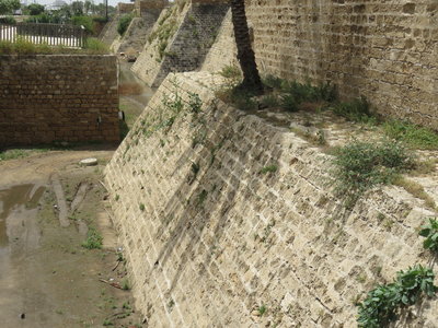 2018 Palestine , 356 Césarée: les fortifications croisées reconstituées