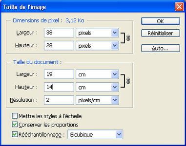 Photoshop resize