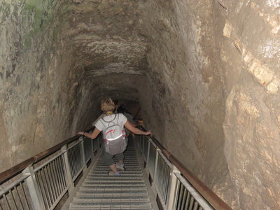 2018 Palestine , 293 descente vers l’’aqueduc 