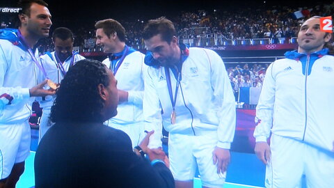 France-Suède, finale des JO 2012, DSCF2508