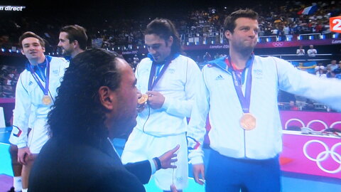France-Suède, finale des JO 2012, DSCF2510