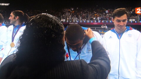 France-Suède, finale des JO 2012, DSCF2511