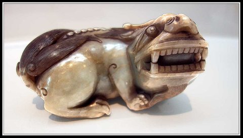MBAN - Sculptures, MBAN - Oeuvres 015 - Presse-papier en forme de Chien de Fô  Chine 