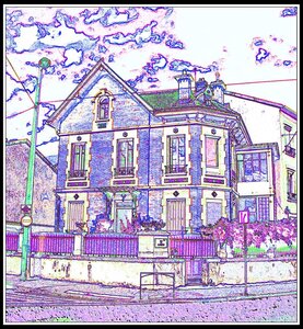 Ville 01, Fleurs aux fenêtres