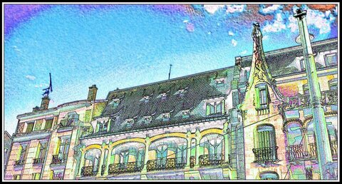 Ville 01, Péristyle et chandelles