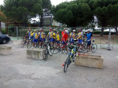 2018-10-06 weekend Fréjus, photo de départ fréjus 2018