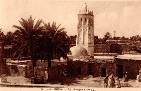BISKRA : Cartes postales, Biskra.0002.SIDI OKBA.La mosquée.LL