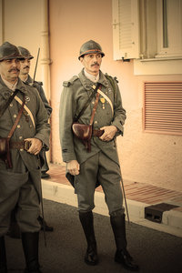 Photos Sepia Fête Nationale Monégasque 2018, Carabiniers F.N  202 sepia