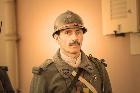 Photos Sepia Fête Nationale Monégasque 2018, Carabiniers F.N  205 sepia