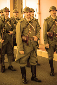 Photos Sepia Fête Nationale Monégasque 2018, Carabiniers F.N  207 sepia