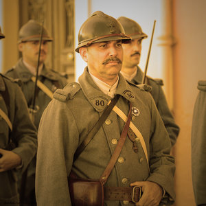 Photos Sepia Fête Nationale Monégasque 2018, Carabiniers F.N  208 sepia
