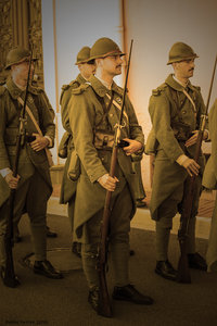 Photos Sepia Fête Nationale Monégasque 2018, Carabiniers F.N  213 sepia