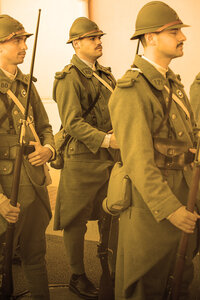 Photos Sepia Fête Nationale Monégasque 2018, Carabiniers F.N  214 sepia