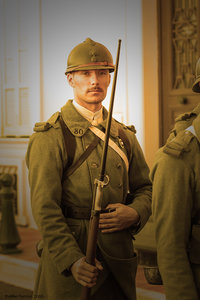 Photos Sepia Fête Nationale Monégasque 2018, Carabiniers F.N  217 sepia