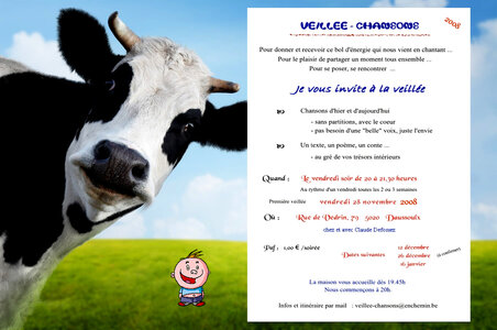 10 ans de Veillées-Chansons : photos souvenirs et recettes, 1ereVeillee2008_Mail2_montage