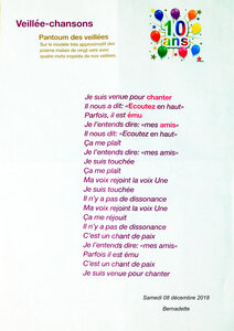 10ème anniversaire des Veillées Chansons (8/12/2018), 007_Bernadette