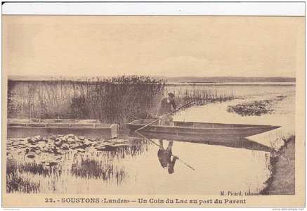 Cartes postales de Soustons, 02 Port du parent 01