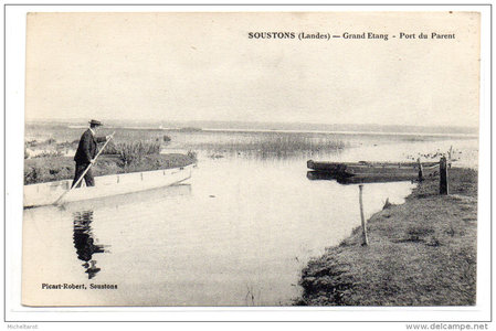 Cartes postales de Soustons, 02 Port du parent 02