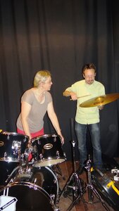 Musique saison 2017-2018, Répétition harmonie PLO sur la scène-24 Mai 2018-4