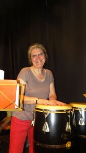 Musique saison 2017-2018, Répétition harmonie PLO sur la scène24 Mai 2018-24
