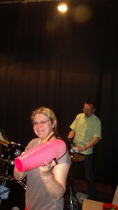 Musique saison 2017-2018, Répétition harmonie PLO sur la scène24 Mai 2018-28