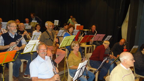 Musique saison 2017-2018, Répétition harmonie PLO sur la scène24 Mai 2018-32