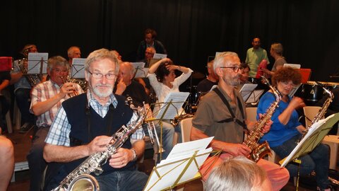 Musique saison 2017-2018, Répétition harmonie PLO sur la scène24 Mai 2018-33