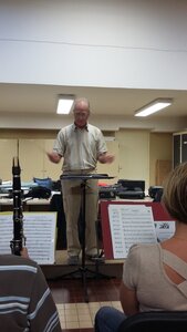 Musique saison 2017-2018, Répétition harmonie PLO-15 Mai 2018-Chef-02
