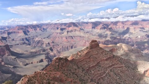 USA oct nov 2018, _1220214 raw Vue depuis Ooh Aah Point  1963m   South Rim  Grand Canyon